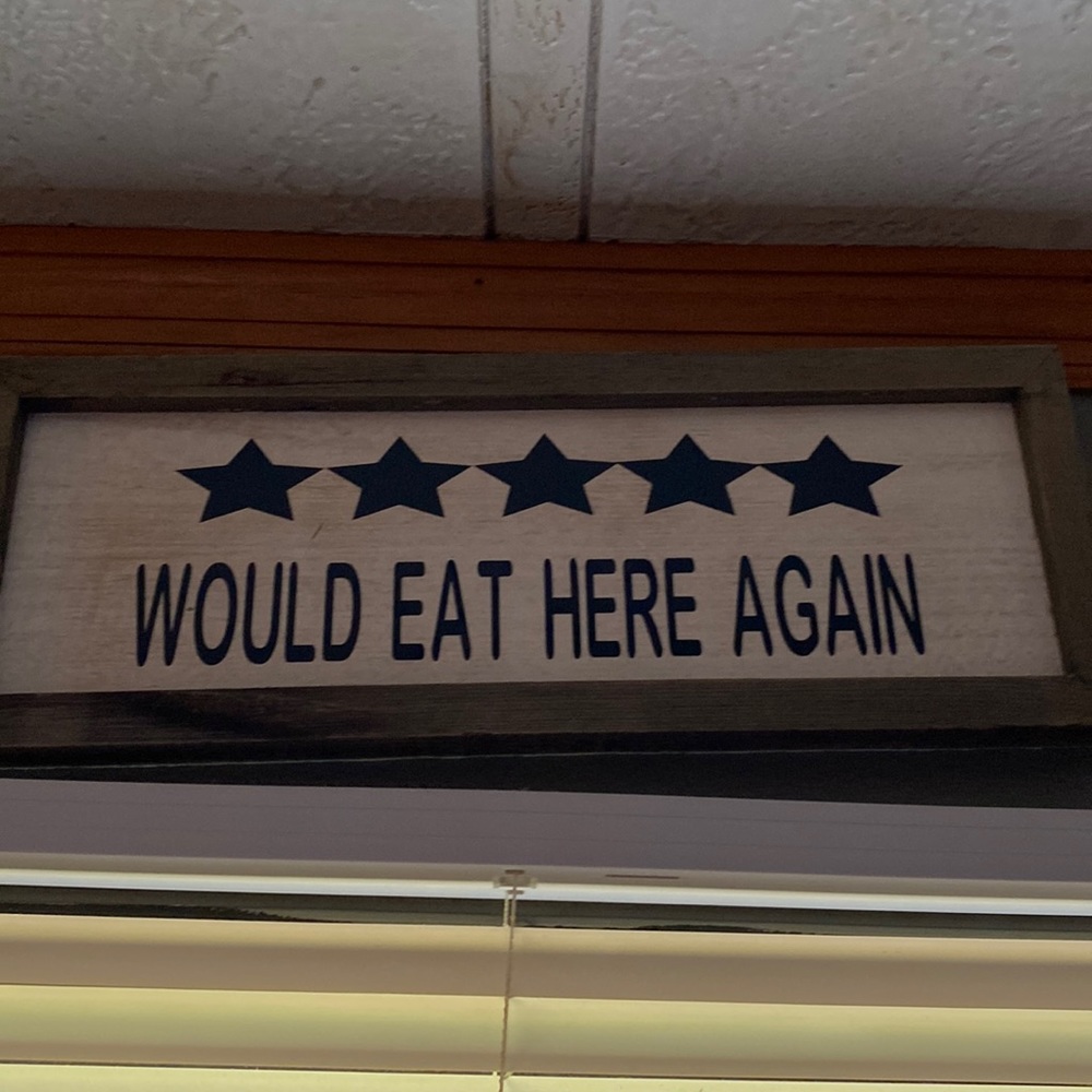 Wood sign